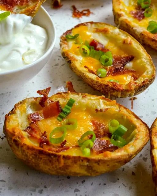Crispy Potato skins – Home Recipes