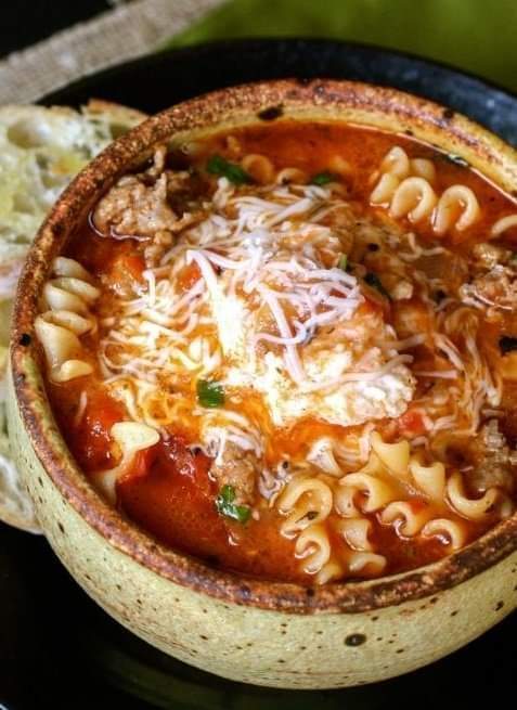 The Original Lasagna Soup RecipeINGREDIENTSFOR THE SOUP:
