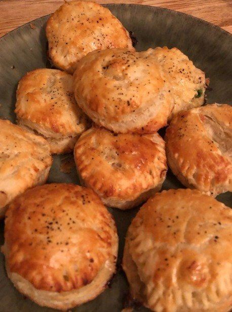 MY DAUGHTER MADE THIS CHICKEN POT PIE BISCUITS
