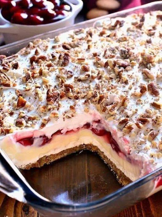 ” Cherry Cheesecake Lush Dessert”