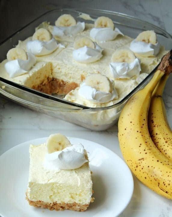 Banana cream cheesecake!!!￼￼