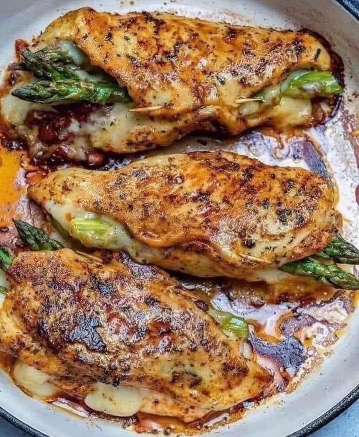Asparagus Stuffed Chicken Breast