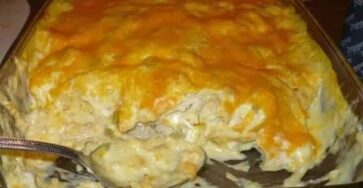 Sour Cream Chicken Enchilada Casserole