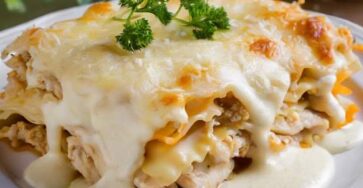 Hands down, this White Lasagna is our all time favorite in the house!