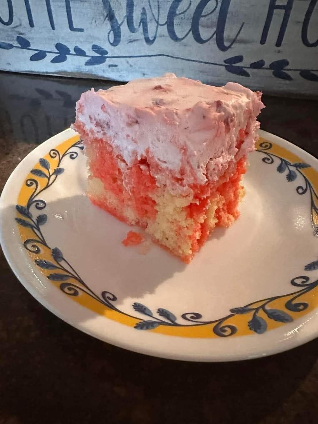 Best Strawberry Poke Cake