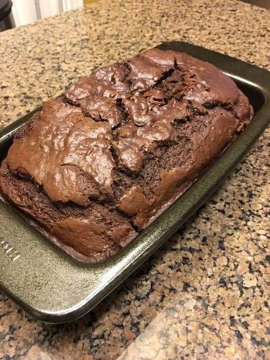 Hot fudge brownie bread