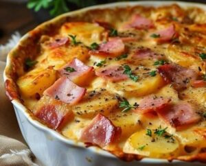 Ham and Potato Au Gratin – Home Recipes