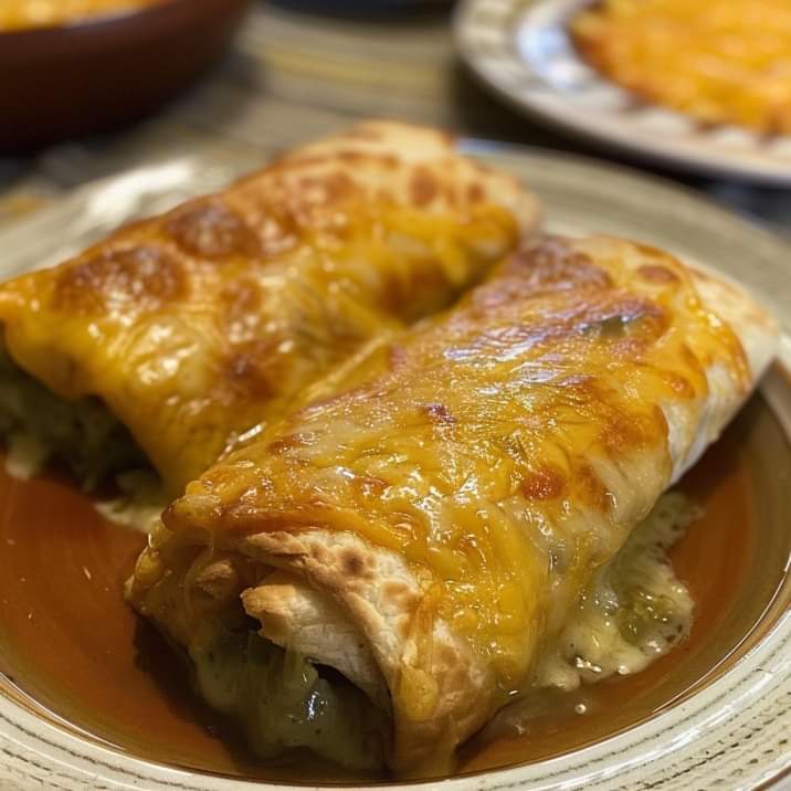 Green Chile Cheese Chimichangas