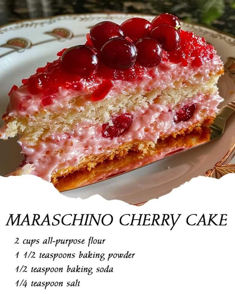 MARASCHINO CHERRY CAKE
