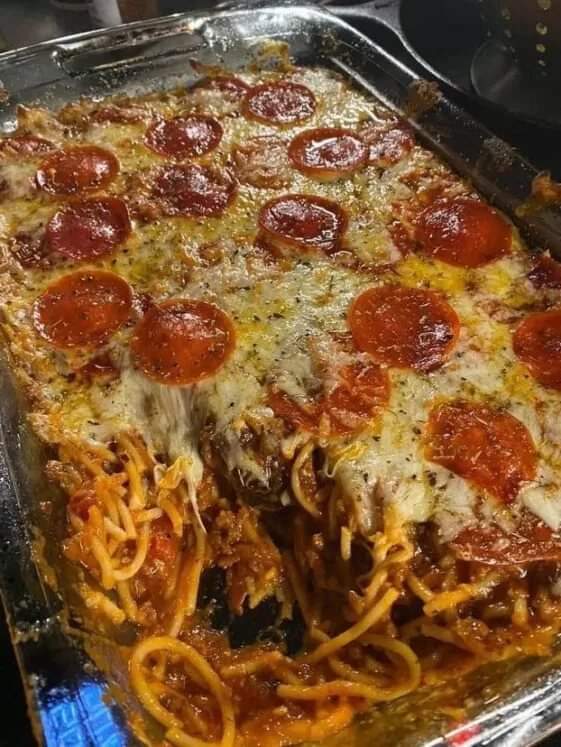 Amazing Baked Spaghetti