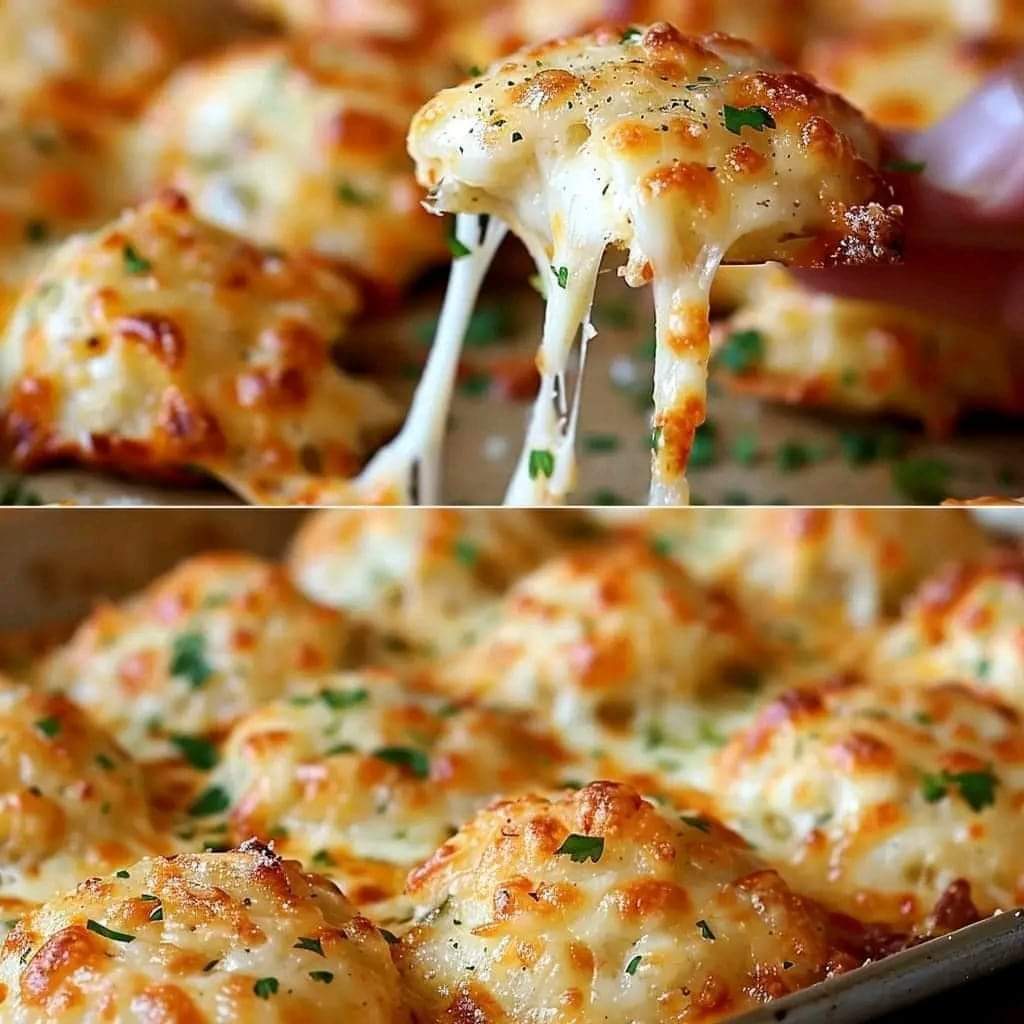 Cheesy Parmesan Mozzarella Bites