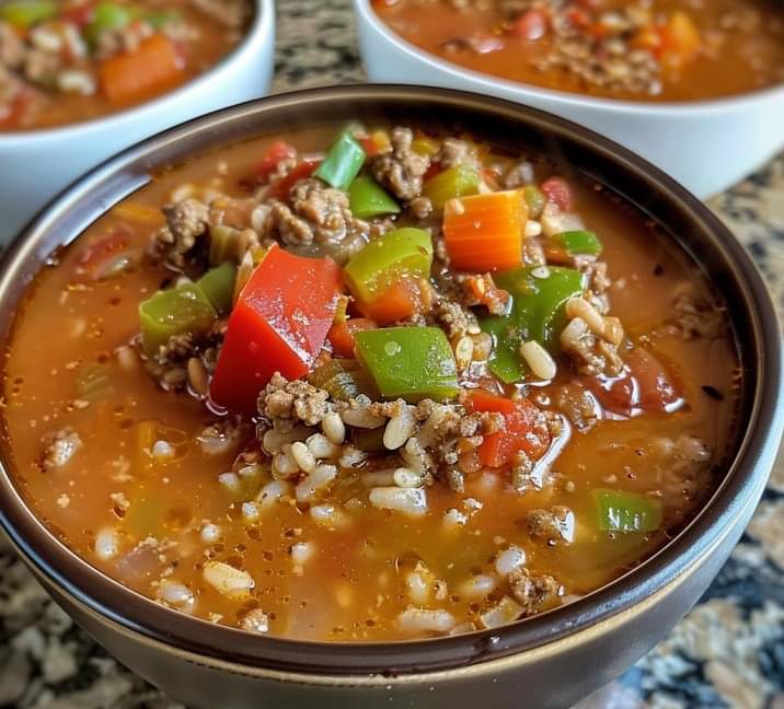 Stuffed Bell Pepper Soup