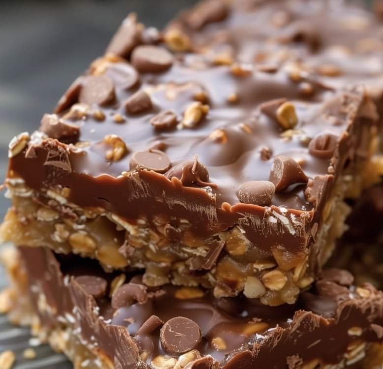 Chocolate Oat Bars that don’t need to be baked