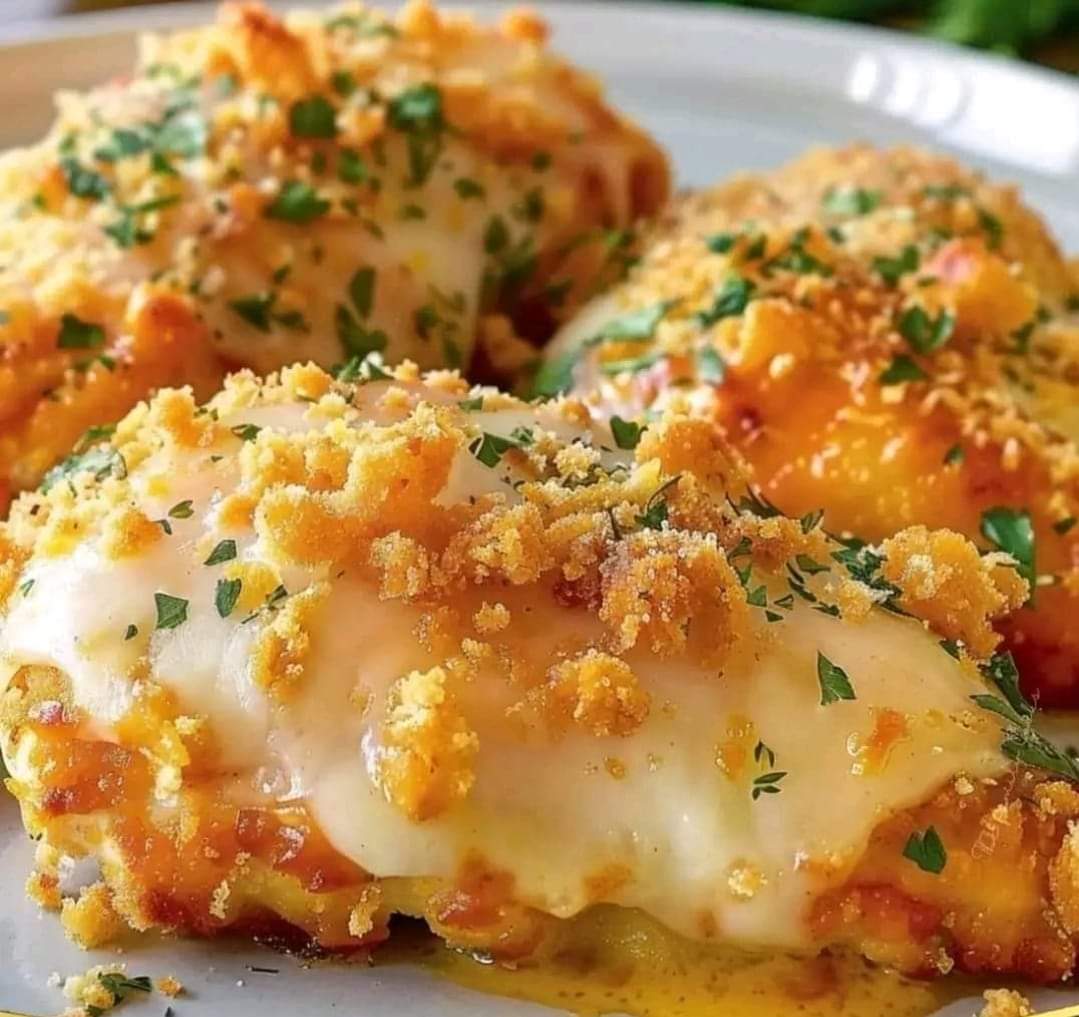 Crispy Cheddar Chicken – Baked