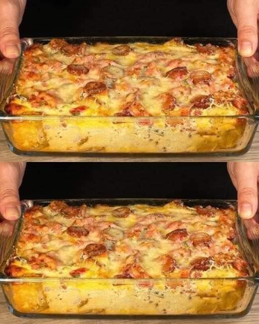 Cheesy Sausage and Potato Casserole