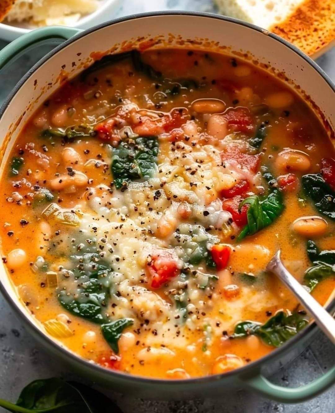 Hearty Bean and Spinach Soup Recipe