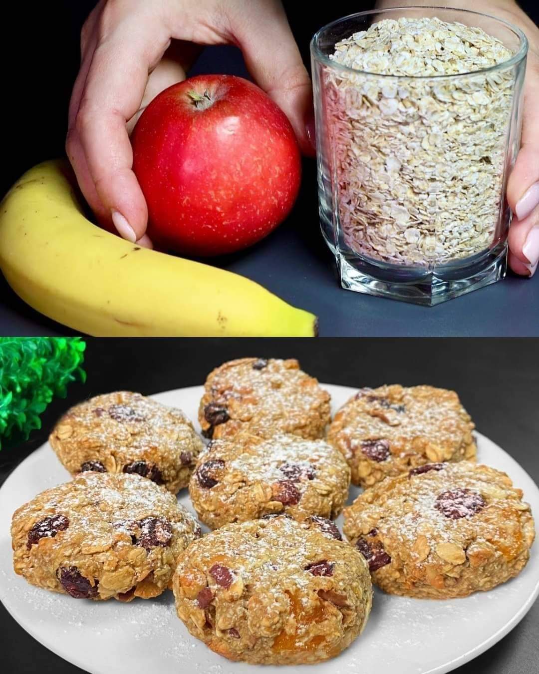 Oatmeal with Fruits and Nuts Cooked in the Oven