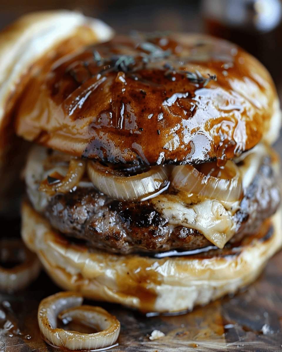 French Onion Burgers